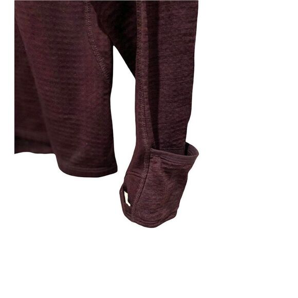 Nike Dri-Fit Purple 3/4 Zip Pullover Long Sleeve Athletic Top - Picture 2 of 4